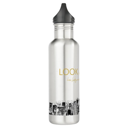 Schauen Sie herum - Hamilton-Wasser-Flasche Edelstahlflasche (Links)