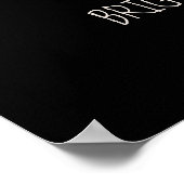 Schauen Sie immer auf die leuchtende Seite des Leb Poster (Ecke)