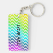 Schauen Sie immer auf die leuchtende Seite des Leb Schlüsselanhänger (Rückseite)