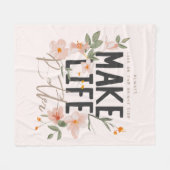 Schauen Sie immer auf die rechte Seite. Fleecedecke (Vorderseite (Horizontal))