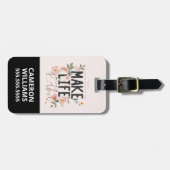 Schauen Sie immer auf die rechte Seite. Gepäckanhänger (Vorderseite horizontal)