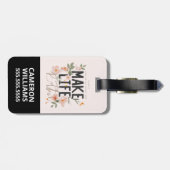 Schauen Sie immer auf die rechte Seite. Gepäckanhänger (Rückseite horizontal)