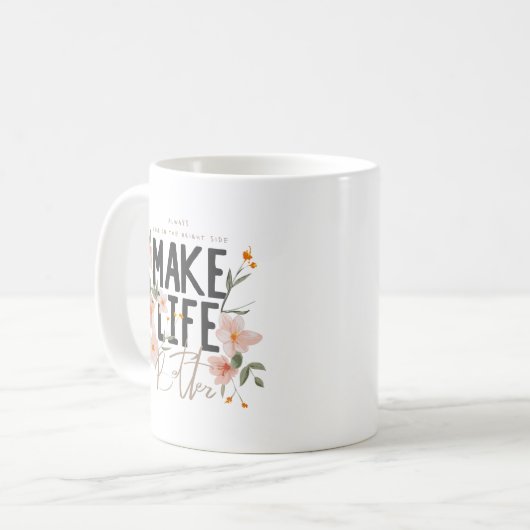 Schauen Sie immer auf die rechte Seite. Kaffeetasse (Vorderseite Links)