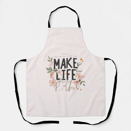 Schauen Sie immer auf die rechte Seite. Schürze (Vorderseite)