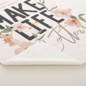 Schauen Sie immer auf die rechte Seite. Sherpadecke (3/4)