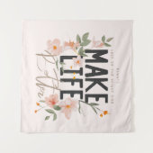 Schauen Sie immer auf die rechte Seite. Wandteppich (Vorderseite (Horizontal))