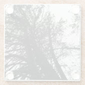 Schauen Sie in den Bäumen nach Glasuntersetzer (Rückseite)