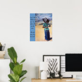 Schauen Sie in die Hügel, Poster (Heimbüro)