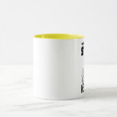 Schauen Sie in Ihrer dummen Reise des Spiegels Tasse (Zentrum)