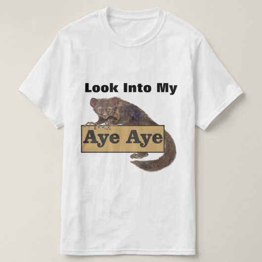 Schauen Sie in mein Auge. T-Shirt (Design vorne)