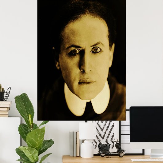 Schauen Sie in meine Augen - Houdini Poster (Heimbüro)