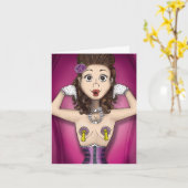 Schauen Sie MA, keinen BH! (Anmerkungskarte) Karte (Gelbe Blume)