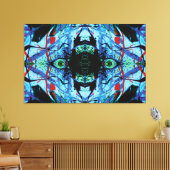 Schauen Sie mich 63x42 an Leinwanddruck (Insitu (Wohnzimmer))