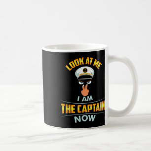 Schauen Sie mich an, ich bin der Kapitän jetzt Cap Kaffeetasse