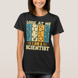 Schauen Sie mich an, ich bin Wissenschaftler in de T-Shirt