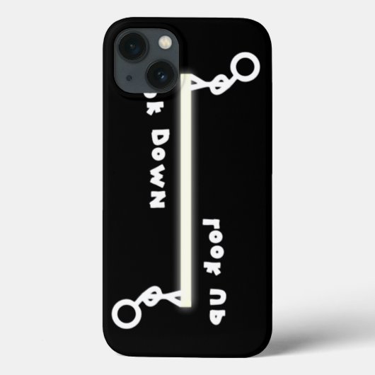 Schauen Sie nach oben oder nach unten (& die Stick Case-Mate iPhone Hülle (Rückseite)