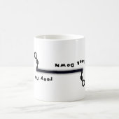 Schauen Sie nach oben oder nach unten (& die Stick Kaffeetasse (Mittel)