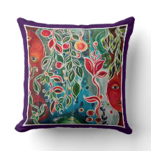 Schauen Sie nach zwei Kissen