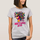 Schauen Sie nicht auf Me Snake Hair Goddess Pop Ar T-Shirt (Vorderseite)