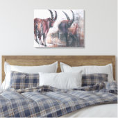 Schauen Sie nicht nach unten Leinwanddruck (Insitu (Schlafzimmer))