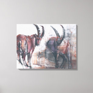 Schauen Sie nicht nach unten Leinwanddruck