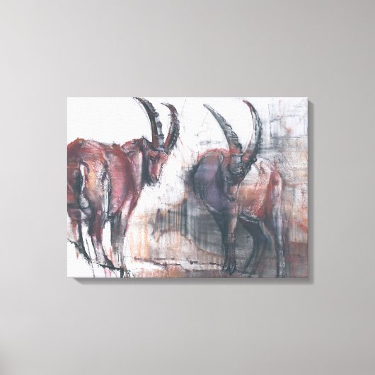 Schauen Sie nicht nach unten Leinwanddruck (Vorderseite)