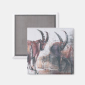 Schauen Sie nicht nach unten Magnet (Vorderseite/Rückseite)