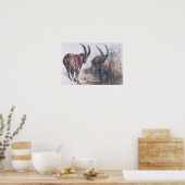 Schauen Sie nicht nach unten Poster (Küche)
