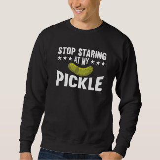 Schauen Sie nicht so auf meinen Gurken. Sweatshirt
