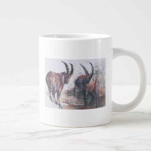 Schauen Sie nicht unten Jumbo-Tasse (Rechts)