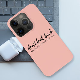 Schauen Sie nicht zurück | Modernes Hochheben von  iPhone 15 Pro Hülle
