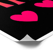 Schauen Sie nie auf andere Poster herunter (Ecke)