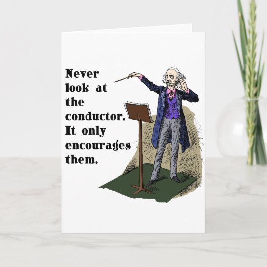 Schauen Sie nie auf den Leiter Karte (Vorderseite)