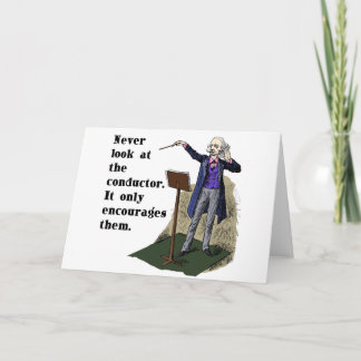 Schauen Sie nie auf den Leiter Karte