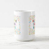 Schauen Sie nie zurück Kaffeetasse (Mittel)