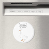 Schauen Sie sich alle diese Hühner Funny Honse Goo Magnet (In Situ (Geschirrspüler))