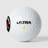 Schauen Sie sich das große Gehirn auf Ihrem Liebli Golfball (Logo)