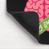 Schauen Sie sich das große Gehirn auf Personalisie Mousepad (Ecke)