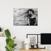 Schauen Sie sich das Poster an (Heimbüro)