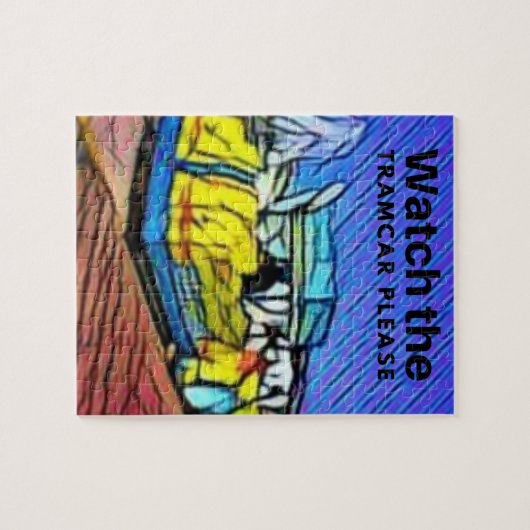 Schauen Sie sich das TRAM Auto an, auf der Wildwoo Puzzle (Horizontal)