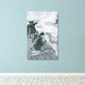 Schauen Sie sich den Kampf auf der Bunker Hill-Ill Leinwanddruck (Insitu (Holzboden))