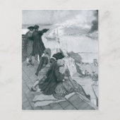 Schauen Sie sich den Kampf auf der Bunker Hill-Ill Postkarte (Vorderseite)