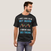 Schauen Sie sich den ruhigen Devisenhandel an T-Shirt (Vorne ganz)