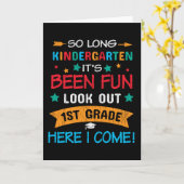 Schauen Sie sich die 1. Klasse an, ich komme Kinde Karte (Gelbe Blume)