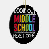 Schauen Sie sich die Mittelschule an, ich komme Keramik Ornament (Rechts)