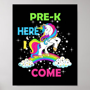 Schauen Sie sich die Pre k Here I Come Girl Unicor Poster