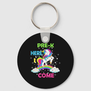Schauen Sie sich die Pre k Here I Come Girl Unicor Schlüsselanhänger