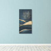 Schauen Sie sich die Sterne an Leinwanddruck (Insitu (Holzboden))