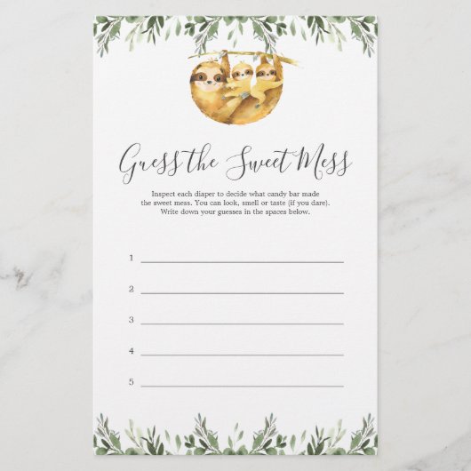 Schauen Sie sich die süße Schlamassel an (Vorderseite)