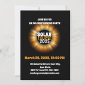 Schauen Sie sich die teilweise Solar-Eclipse 3.29. Einladung (Vorderseite)